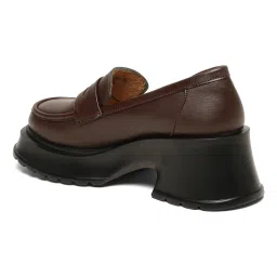 VALIOSAA Brown Smart Loafers image 3