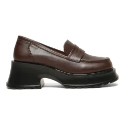 VALIOSAA Brown Smart Loafers image 4