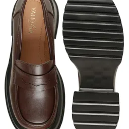 VALIOSAA Brown Smart Loafers image 5