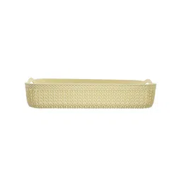 Kuber Industries Green Textured Unbreakable Storage Basket image 5