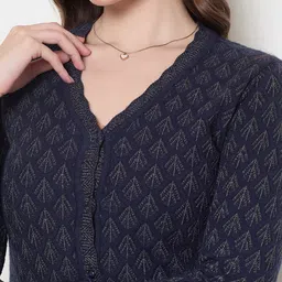 Zigo Women Cable Knit Woollen Cardigan image 4