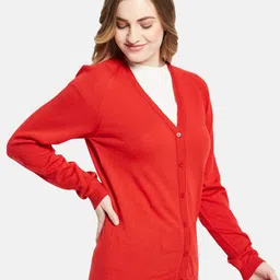 Monte Carlo Women Red Cardigan image 3