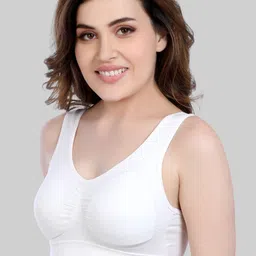 PLUMBURY Full Coverage Moisture Wicking Rapid-Dry Sports Bra image 5