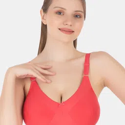 Tweens Pack of 3 Non Padded Cotton T-shirt Bra- Full Coverage image 2