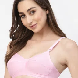Floret Pack Of 2 Full Coverage Non Padded Cotton Everyday Bra With All Day Comfort image 5