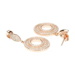 GIVA 925 Sterling Silver Classic Rose Gold Plated Earrings image 3