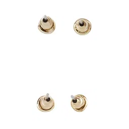 Jewels Galaxy Set Of 30 Gold Plated Crystals Studded Contemporary Studs Earrings image 3