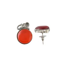 Silvermerc Designs Silver Plated Cubic Zirconia Studded Elephant Shaped Stud Earrings image 3