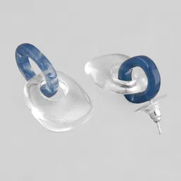 Rubans Voguish Silver-Toned Circular Hoop Earrings image 2