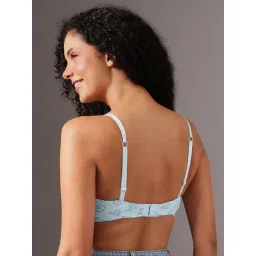 Clovia Printed Non-Wire Padded Full Coverage T-Shirt Bra image 3