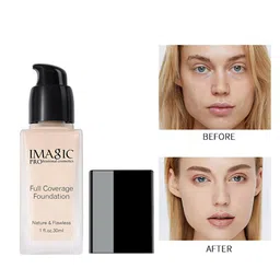 IMAGIC PROfessional cosmetics Full Coverage Foundation - BUFF BEIGE - 30 ml image 4