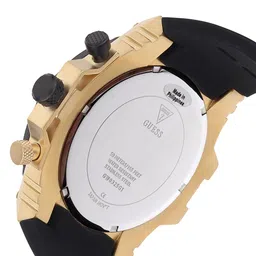 GUESS Men Black Analogue Multi Function Automatic Motion Powered Watch GW0325G1 image 2