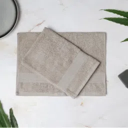 Spaces Cotton Hand Towel Ultra Absorbency Easy Care Light Weight -Beige-image-19