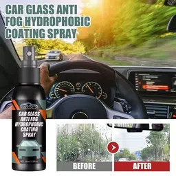 VISIONEX Car Glass Anti Fog Hydrophobic Coating Spray |Rainproof, Streak-Free Automotive Cleaner | Multipurpose Windshield Cleaning Liquid 2 image 3