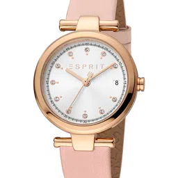 ESPRIT Women Embellished Dial & Leather Straps Analogue Watch ES1L393L0045 image 1