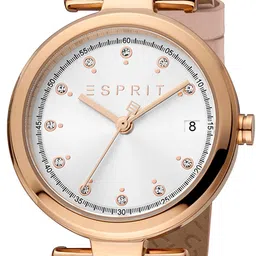 ESPRIT Women Embellished Dial & Leather Straps Analogue Watch ES1L393L0045 image 4