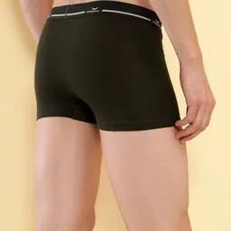 HiFlyers Pack Of 2 Breathability Trunks HF501_PO2_BLK-OLV_S image 2