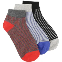 Alvaro Castagnino Men Pack Of 3 Patterned Ankle Length Socks image 4