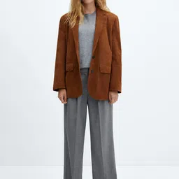 MANGO Women Pleated Trousers image 2
