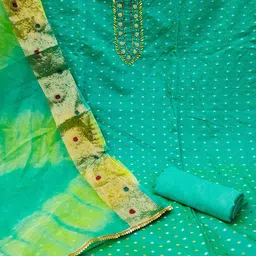 SHADOW & SAINING Ethnic Motifs Printed Unstitched Dress Material image 4