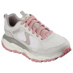 SKECHERS Womens D'LUX JOURNEY Off White Pink Casual Sneakers-image-99