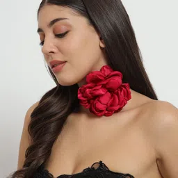 DEPANO Satin Flower Chokers image 3