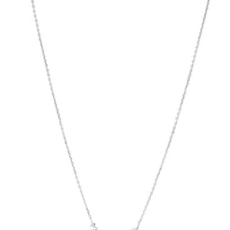 Carlton London Silver-Toned & Gold-Toned Rhodium-Plated Necklace image 3