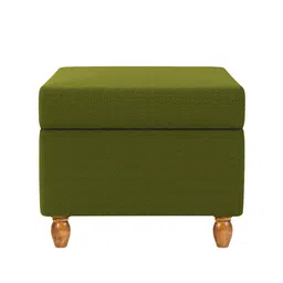 Chumbak Green Printed Rectangle Ottomans image 5