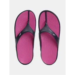 Speedo Women's Dual Colour Flip Flops - Berry & True Navy-picture-10