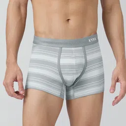 XYXX Pack of 3 Striped IntelliFresh Cotton Trunks XYTRNK3PCKN833 image 2