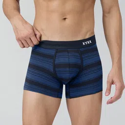 XYXX Pack of 3 Striped IntelliFresh Cotton Trunks XYTRNK3PCKN833 image 4