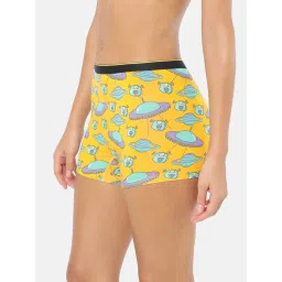 Bummer Womens Printed Micro Modal Boyshorts Panties Combo (Pack of 2) image 3