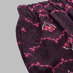 Nayam By Lakshita Floral Printed Mandarin Collar Kurta with Trousers image 3