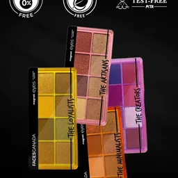 FACES CANADA Magnet Eyes Intensely Pigmented 8 In 1 Eyeshadow Palette 6.4g-The Minimalists image 3