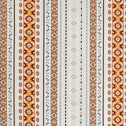 Salona Bichona Brown Geometric Pure Cotton 120 TC King Bedsheet with 2 Pillow Covers image 5