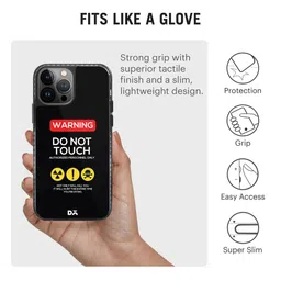 DailyObjects Black & Yellow Printed Quirky Sustainable Apple iPhone 13 Pro Max Mobile Back Cover image 3