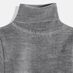 RVK Kids Turtle Neck Ribbed Acrylic Pullover image 3