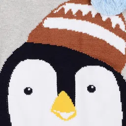 Cherry Crumble Kids Grey & Black Printed Pullover image 3