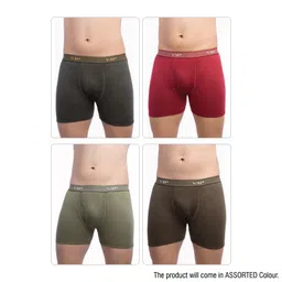vip Men's Cotton Solid Trunks image 2