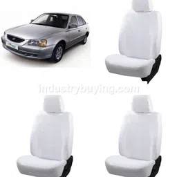 Oscar Elantra Car Seat Cover White AUT-SN-4498 image 1
