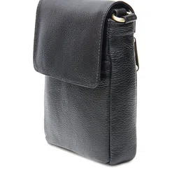 Calvadoss Women Textured Leather Structured Sling Bag image 3