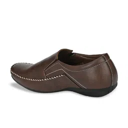 John Karsun Men Brown Solid Formal Slip-Ons image 2