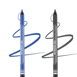 Seven Seas Set Of 2 Double Intense Gel Color Kajal Pencil - Blue 03 & Smokey 04-picture-17