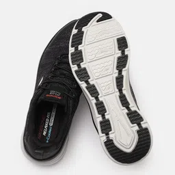 Skechers D'lux Walker-Pensive Men Black & White Memory Foam Sneakers image 3