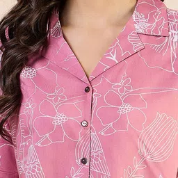 Anouk Print  Rayon Printed Roll-Up Sleeves Shirt Style Top image 2