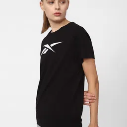 Reebok Vector Graphic Printed Pure Cotton T-Shirt image 3