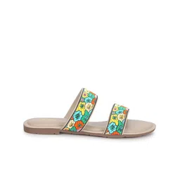 Anouk Women Woven Design Open Toe Flats image 3