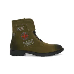 Eego Italy Men Embroidered High-Top Regular Boots image 2
