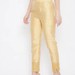 Clora Creation Women Smart Easy Wash Cigarette Trousers image 3