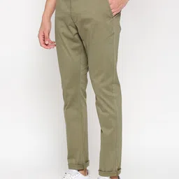 Being Human Men Slim Fit Mid-Rise Plain Chinos image 3